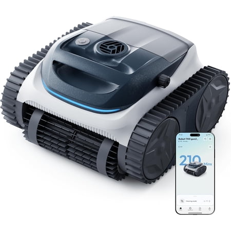 (2026 New) Bubot 700 Pool Vacuum for Inground Pools, 4-in-1 Cordless Robotic Pool Cleaner for Above Ground Pools, Triple Motors, APP Control, Floor/Wall/Waterline Cleaning, 210-Min Runtime