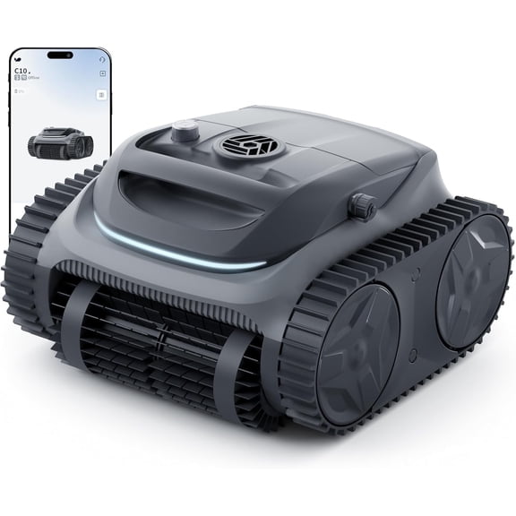 Bubot 700 Auto Smart Robotic Pool Vacuum Cleaner - Triple Motor, 140Min, Wall-Climbing & Strong Suction for Above/Inground Pools up to 861 Sq.ft
