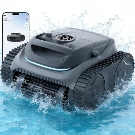 Bubot 700 Pool Cleaner Robot, Robotic Cordless Pool Vacuum w/Superior Suction, 210-Min Runtime Triple Motors, Smart Navigation, APP Control, Wall/Waterline Clean for Inground Pools up to 861 Sq. Ft