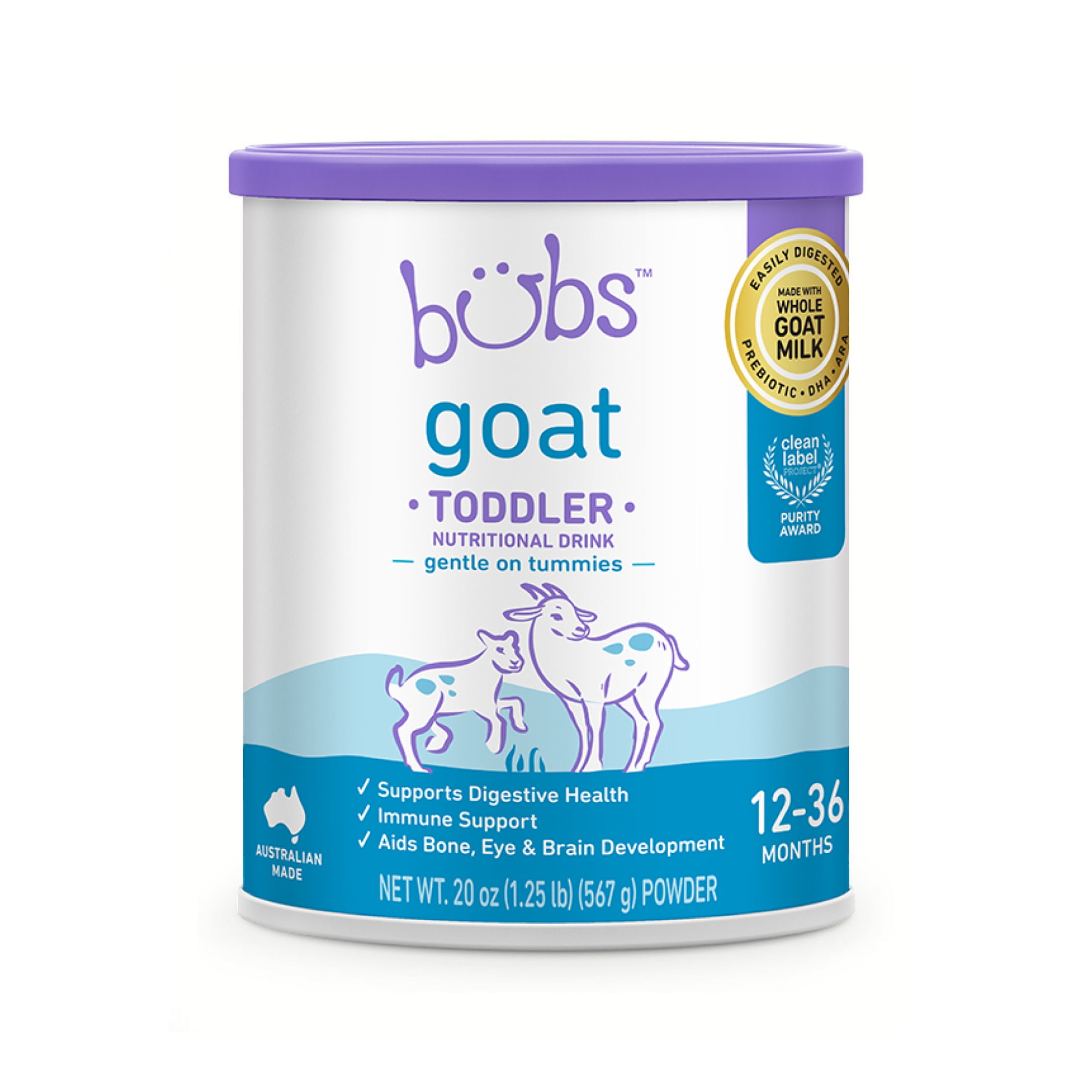Amazon.com: Bubs Goat Toddler Nutritional Drink, Non-GMO
