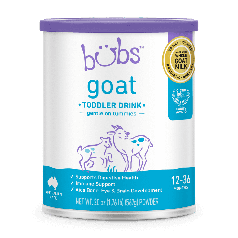 Bubs Goat Milk Toddler Nutritional Drink (12-36 Months), 20