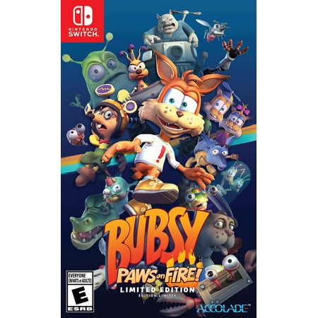 Bubsy: Paws on Fire! Limited Edition Tommo Accolade Nintendo Switch 695771500097