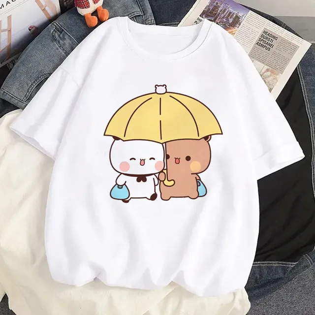 Bubu Dudu T Shirt Women Kawaii Cartoon Y2k Punk Funny T