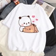 thumbnail image 1 of Bubu Dudu T-Shirts Girl Tops Women Cute Print Summer Tees Men Clothes Unisex, 1 of 2