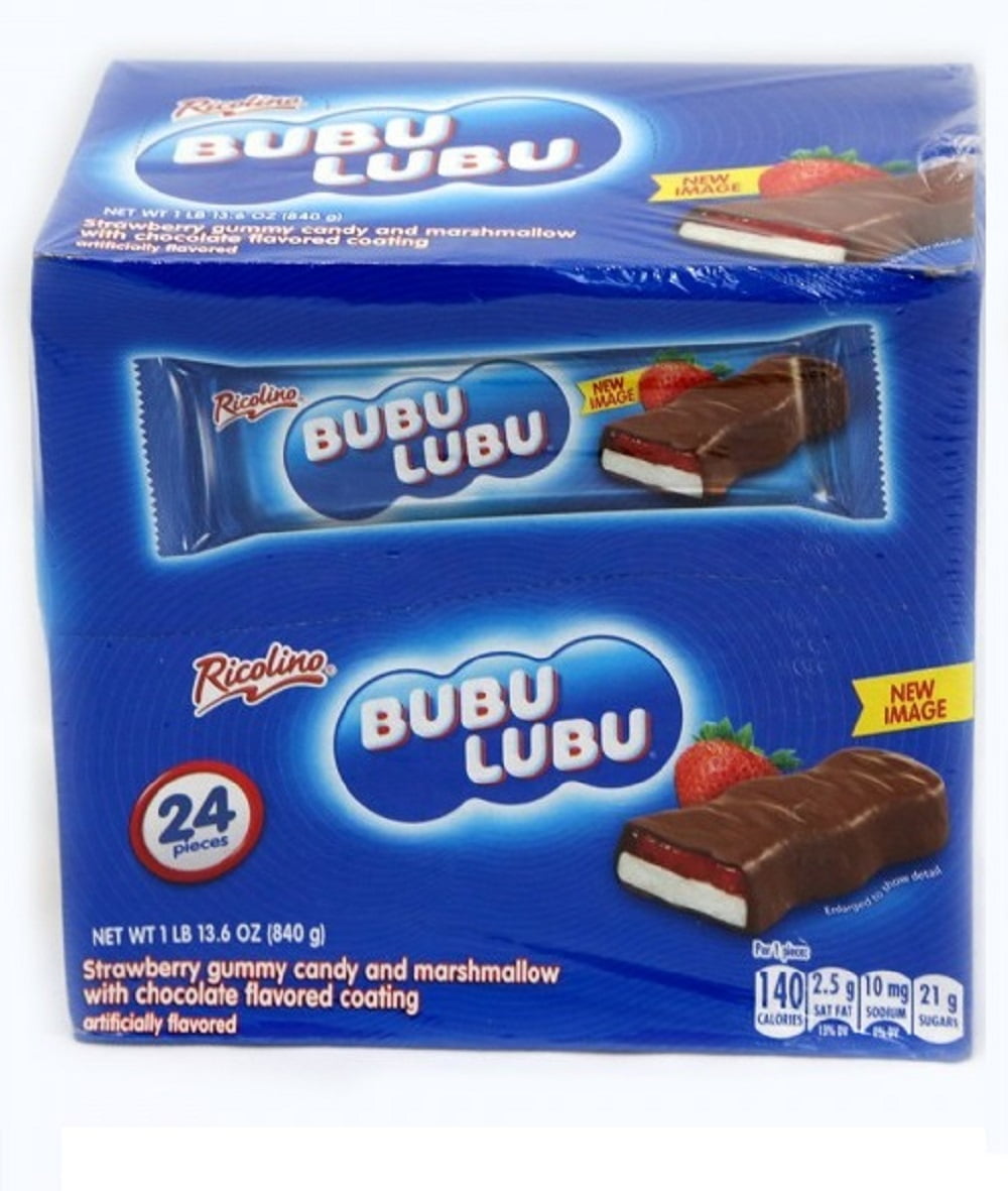 Bubu Lubu riple delight made of mouthwatering Straweberry jelly and heavenlysoft marshmallow