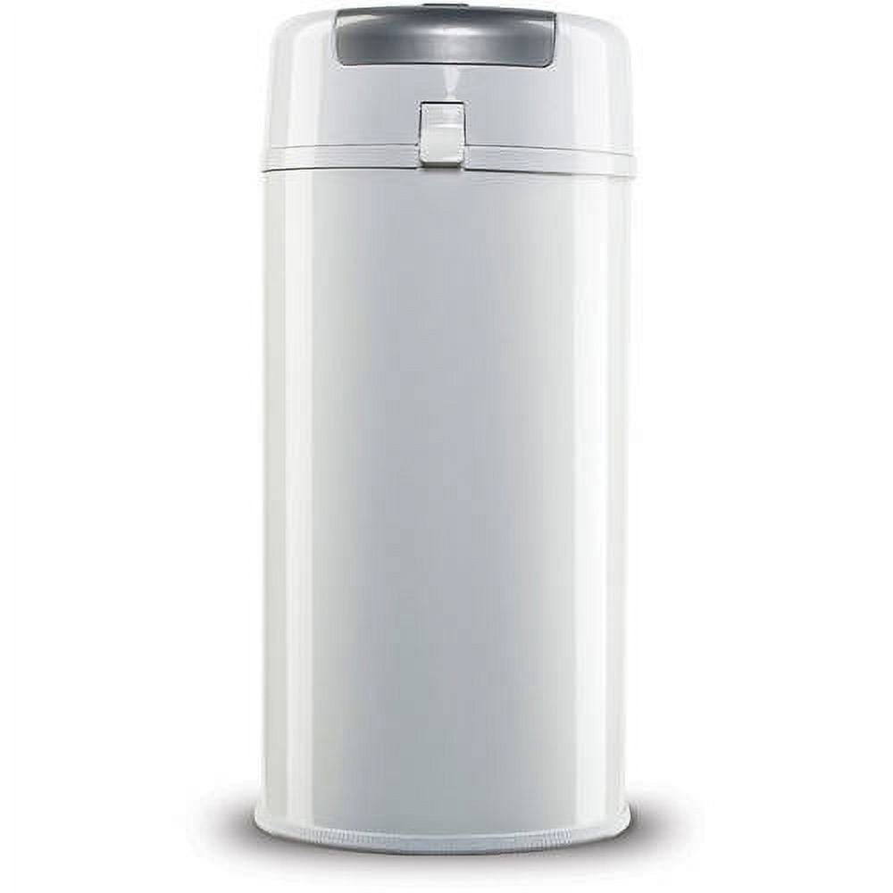 Bubula Steel Diaper Pail, Silver