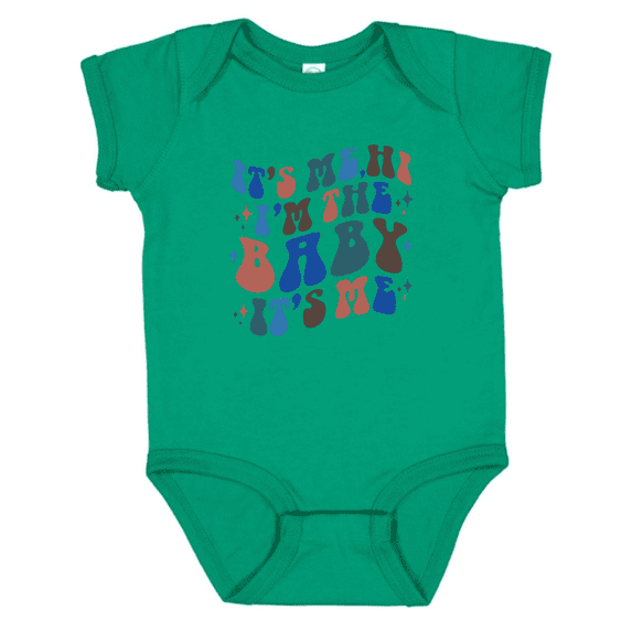 Bubvorie It’s Me Hi I’m the Baby Pregnancy Announcement Baby Bodysuit Infant Shirt Newborn Baby Gift