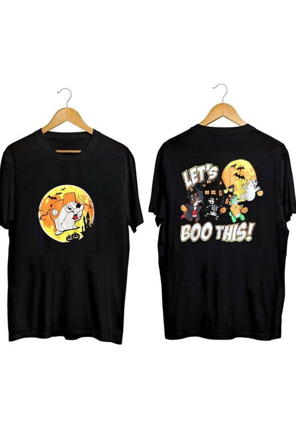 Let''S Boo This Halloween T-Shirt 2 Sided