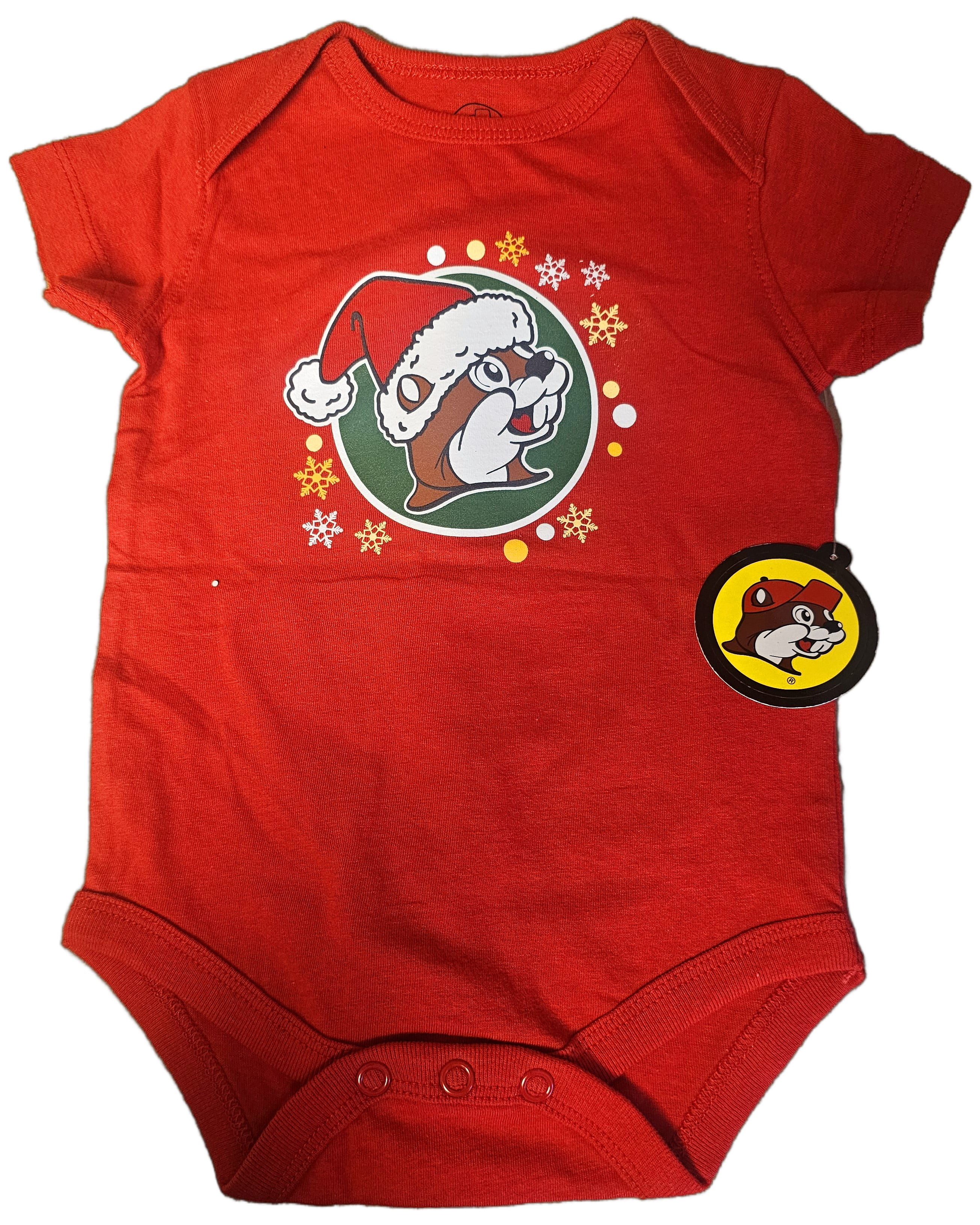 Buc-ee's 2024 Christmas Onesie, BELIEVE, Size 6M