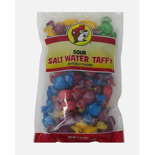 Buc-ee's Assorted Sour Salt Water Taffy 12oz