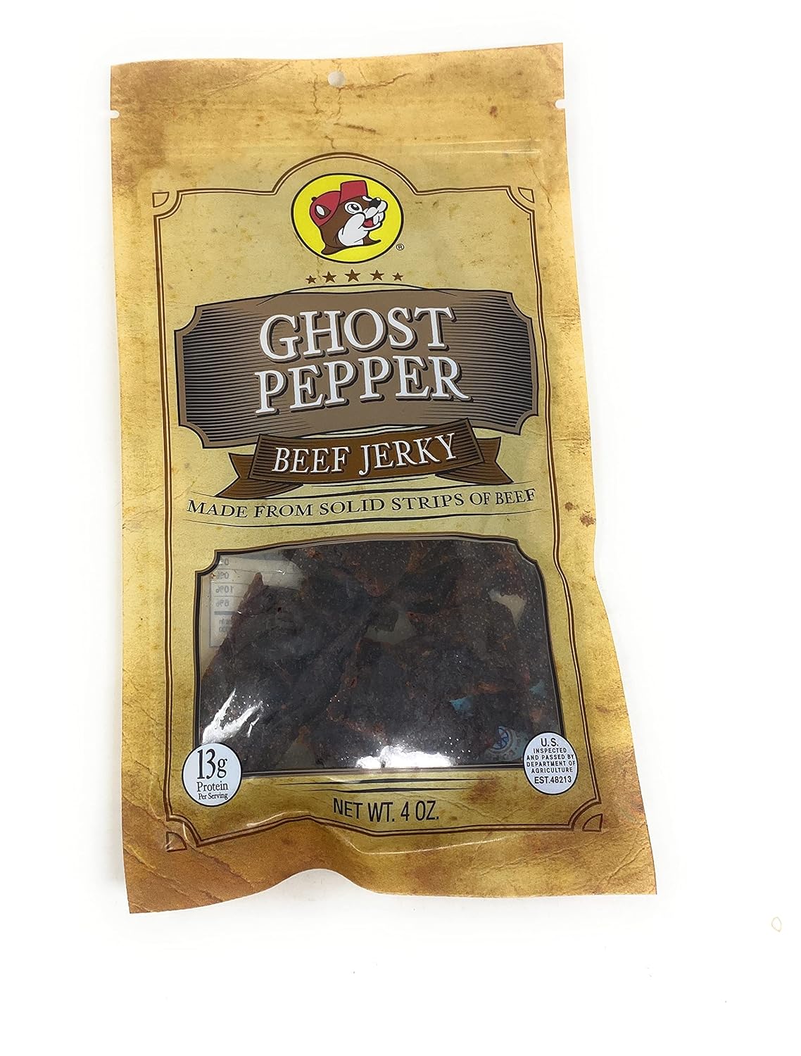Bucee's Beef Jerky 4oz 1 bag (Ghost Pepper)