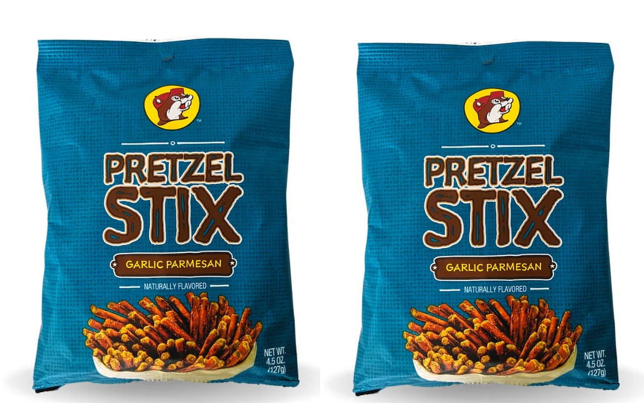 Bucee's Garlic Parmesan Pretzel Stix 2 bags
