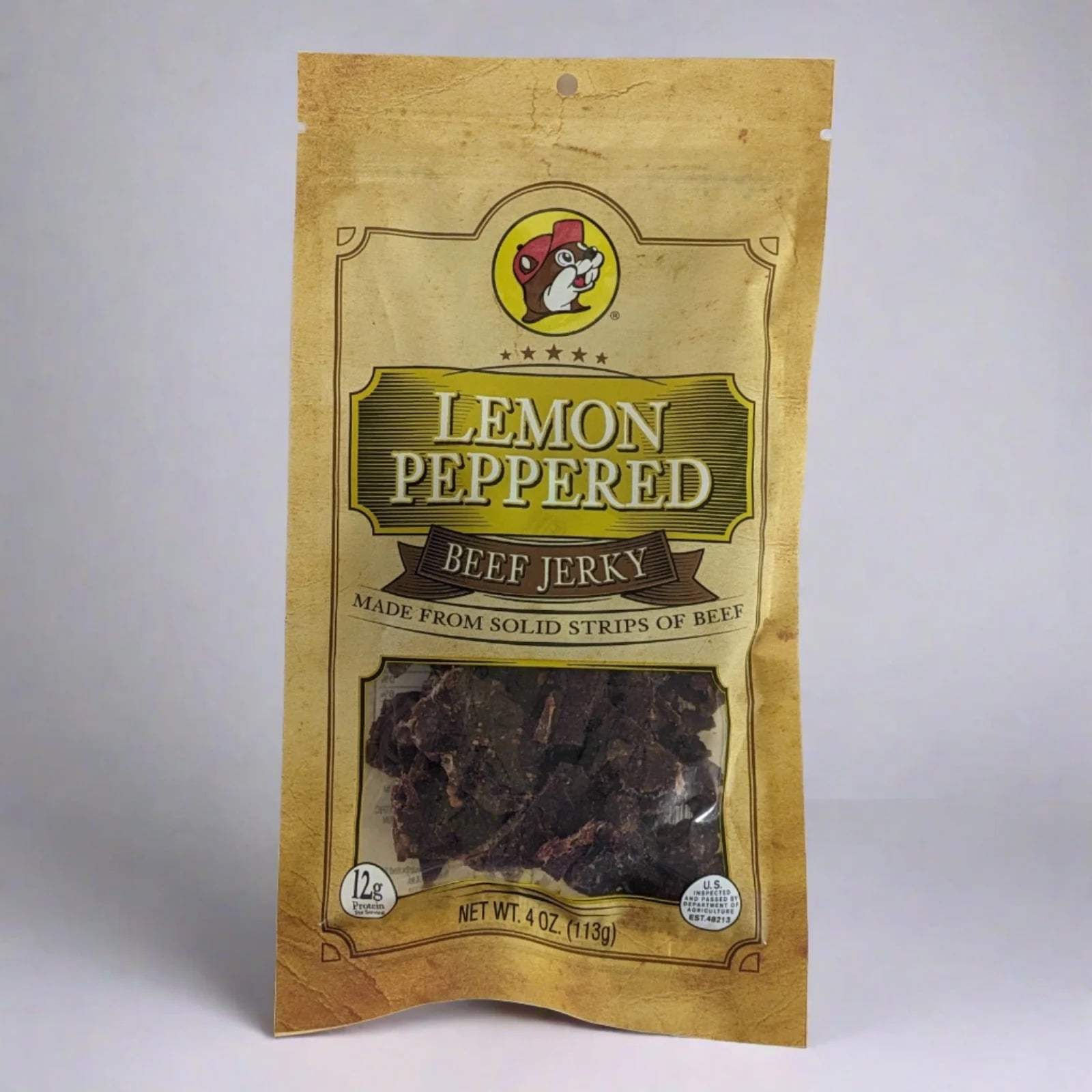 Bucee's Lemon Peppered Beef Jerky