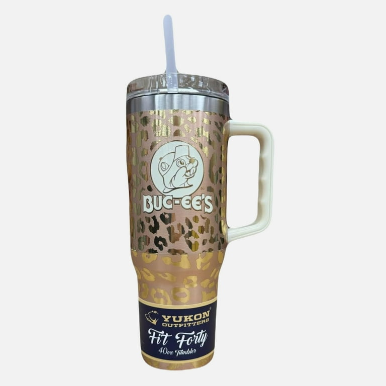 Buc-ee's Gold Leopard Fit Forty Tumbler - Walmart.com