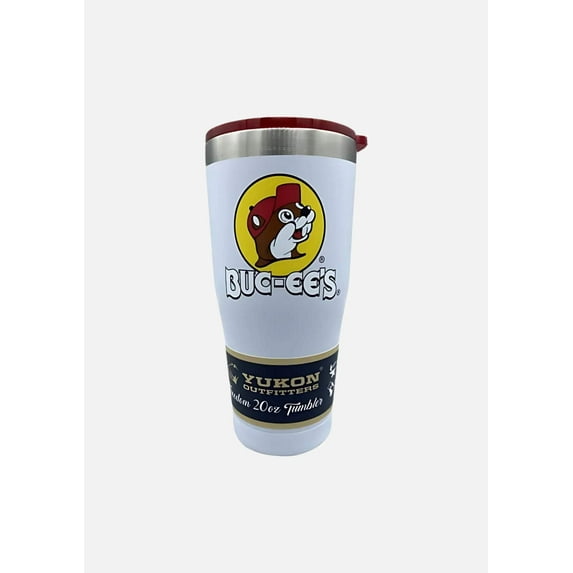 Buc-ee's White Yukon Outfitters Stainless Steel Tumbler - 20 oz