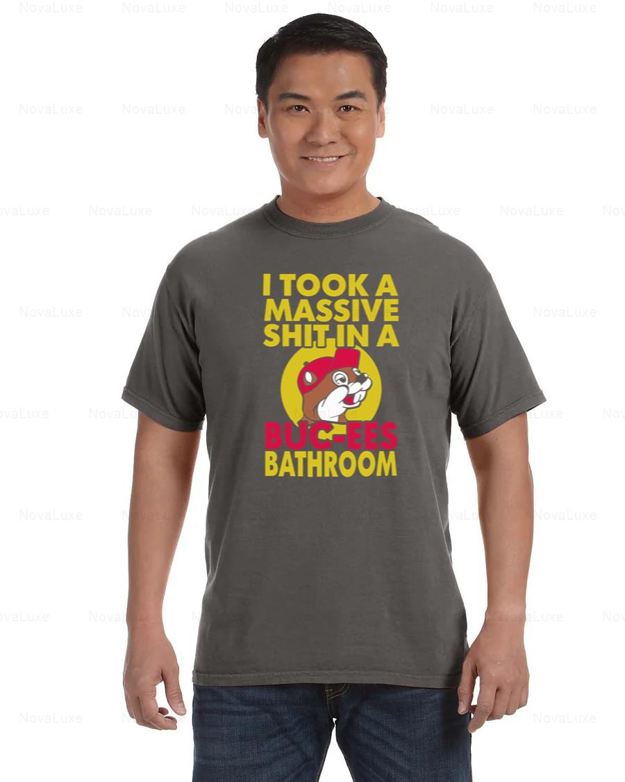 Buc-ees Bathroom Comfort Color T-Shirt Funny Novelty Gift for Humor ...