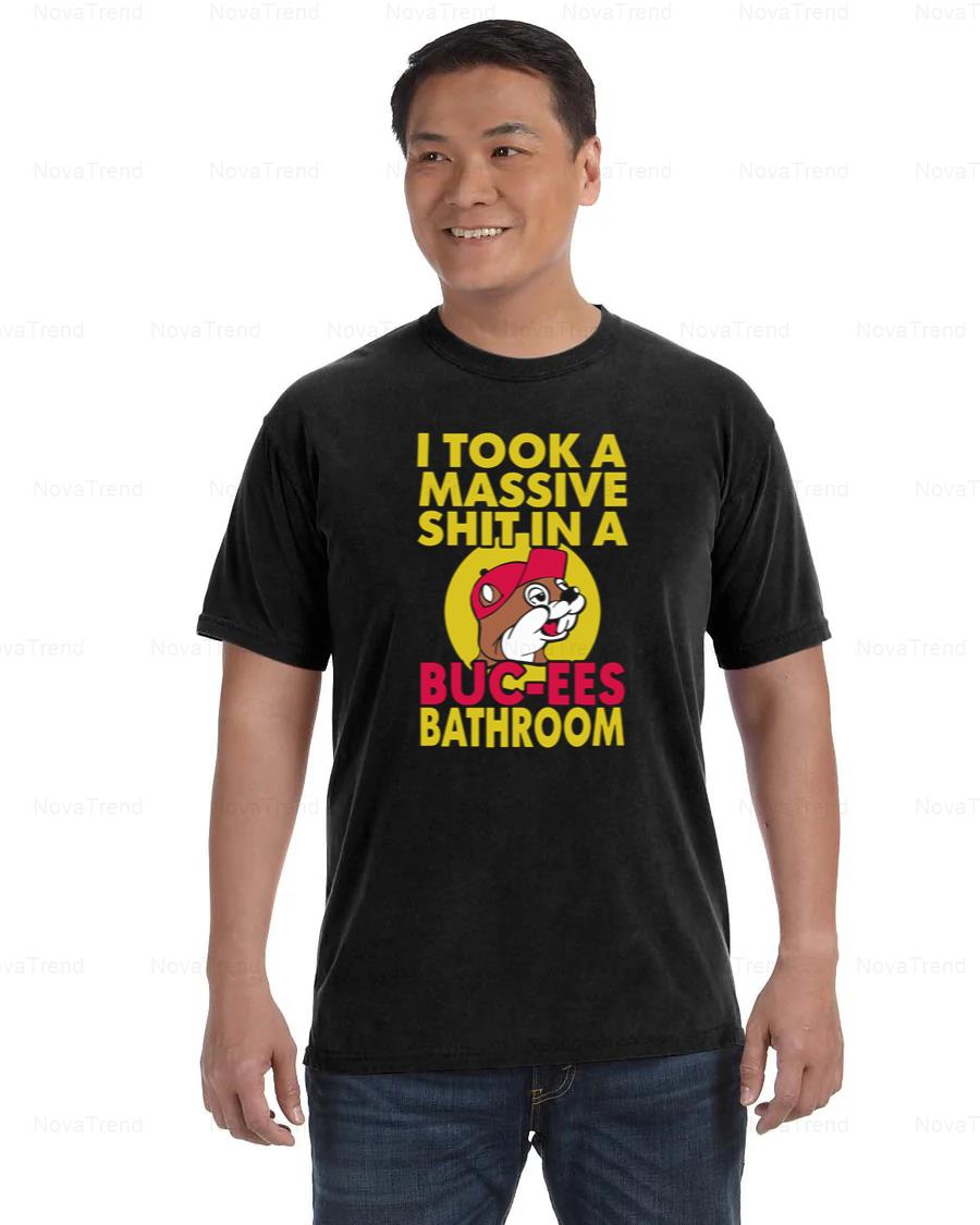 Buc-ees Bathroom Comfort Color T-Shirt Funny Novelty Gift for Humor ...