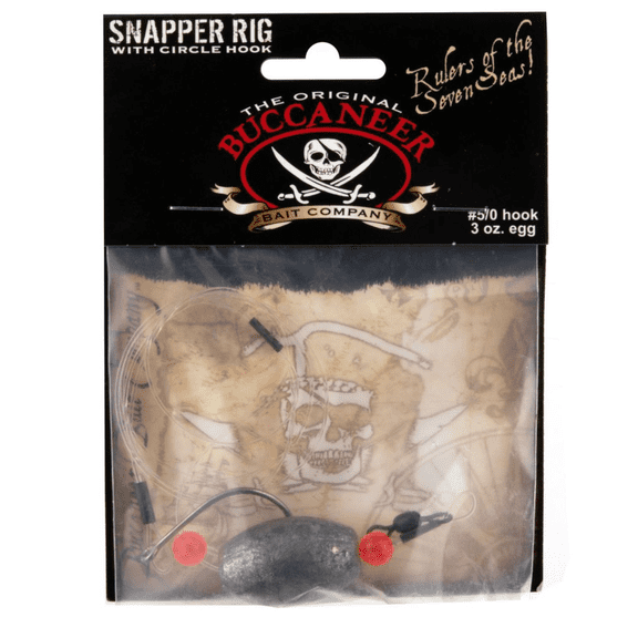 Buccaneer Snapper Rig with Circle Hook 5/0 and 3 oz. Weight
