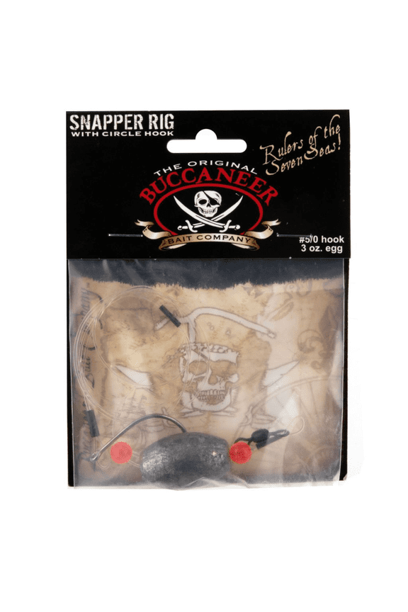 Buccaneer Snapper Rig with Circle Hook 5/0 and 3 oz. Weight