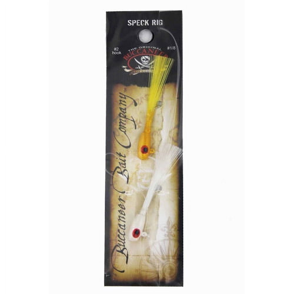 Buccaneer Speckled Trout Rig, Yellow & White, 1/8 oz