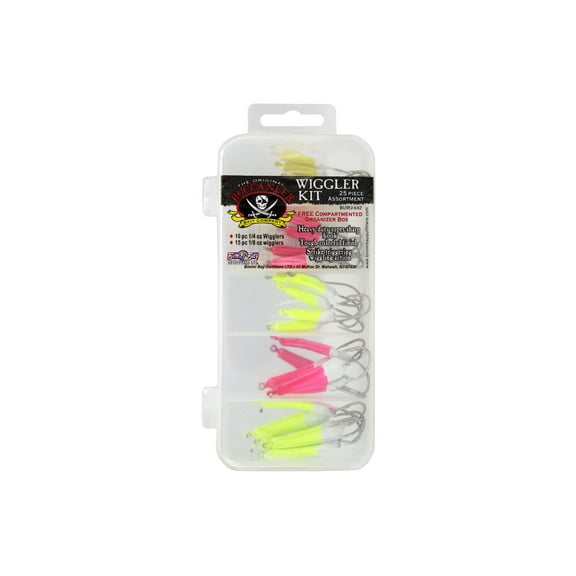 Buccaneer Wiggler Jig Kit, Assorted Colors
