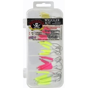 Buccaneer Wiggler Saltwater Jig Kit 25-Count Assorted Colors and Sizes