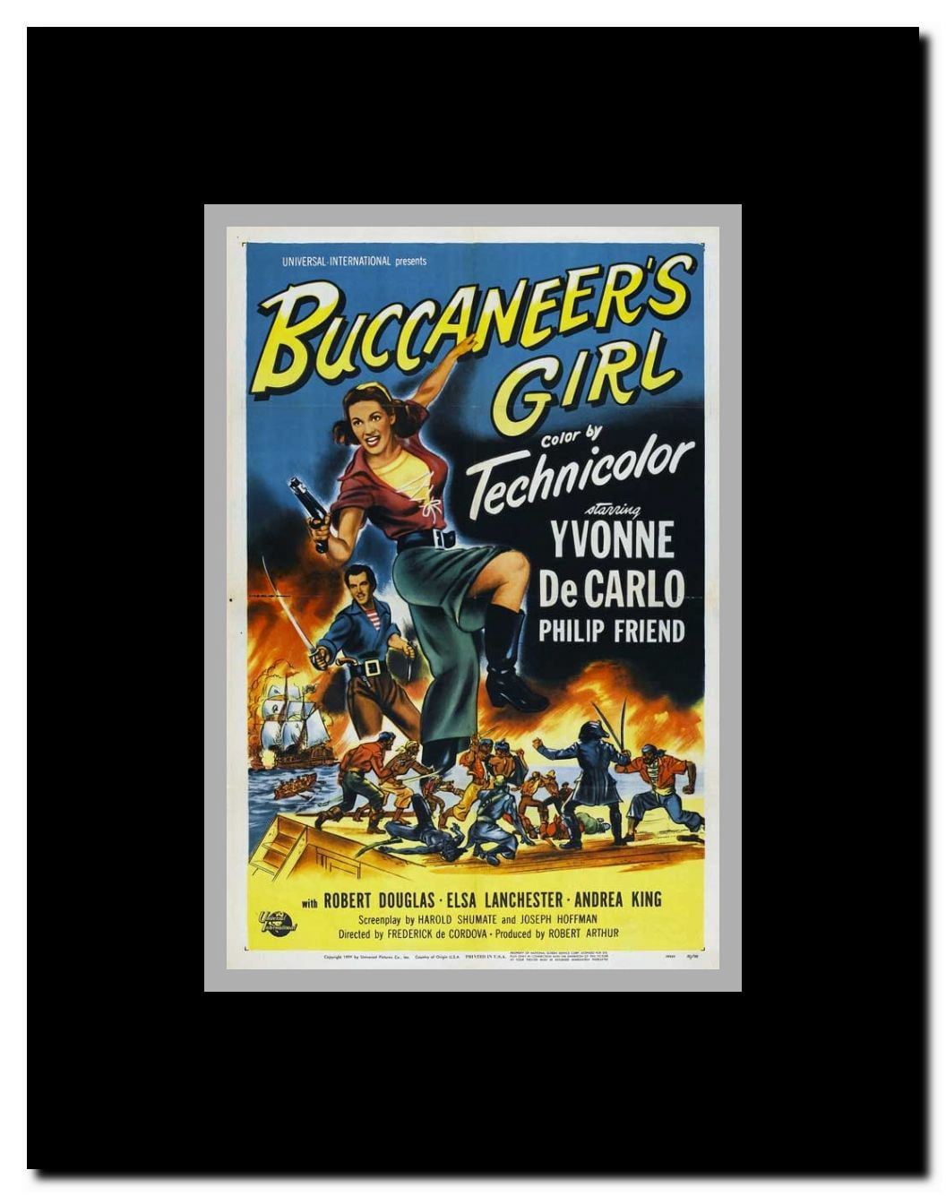 Buccaneer's Girl Framed Movie Poster