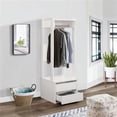 thumbnail image 1 of Buccini Open Wardrobe, White, 1 of 1