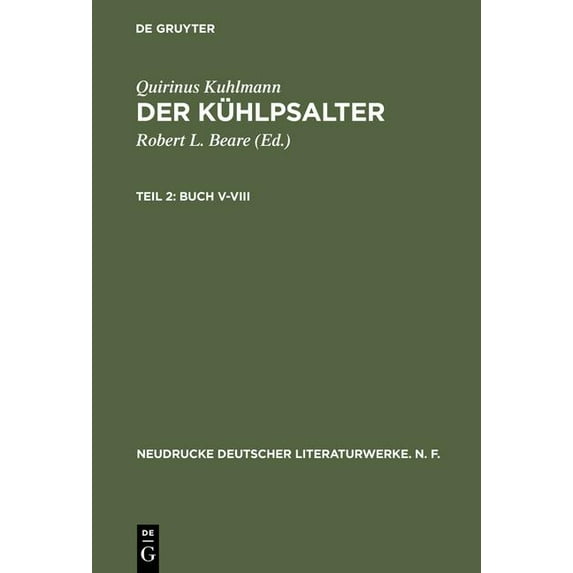 Buch V-VIII - Paralipomena