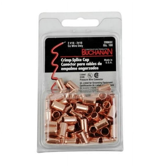 Buchanan 2006-S Open End Splice Caps