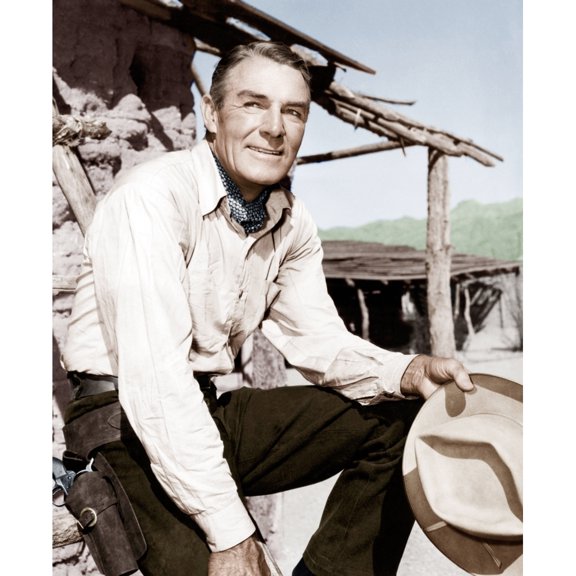 Buchanan Rides Alone Randolph Scott 1958 Photo Print (8 x 10)