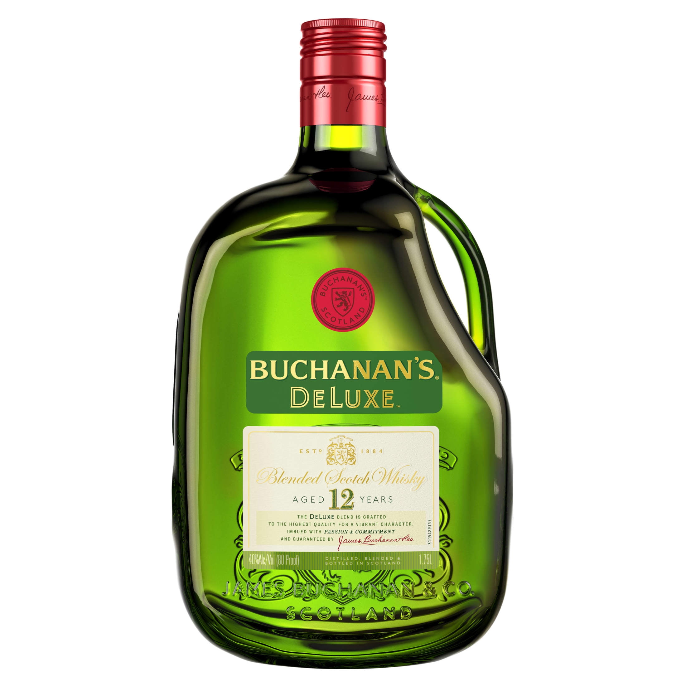 ウイスキー  Household Blended Scotch Whisky Buchanan's DeLuxe Aged 12 Years Blended Scotch Whisky, 1.75 L, 40