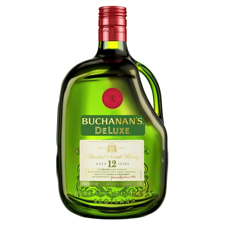Buchanan's DeLuxe Aged 12 Years Blended Scotch Whisky, 1.75 L