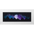 thumbnail image 1 of Bucheli, Amaya 24x11 White Modern Wood Framed Museum Art Print Titled - Stars over the Mountains, 1 of 4