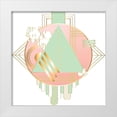 thumbnail image 1 of Bucheli, Jen 12x12 White Modern Wood Framed Museum Art Print Titled - Art Deco Circle, 1 of 4