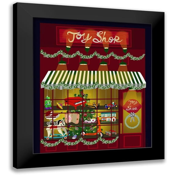 Bucheli, Jen 15x17 Black Modern Framed Museum Art Print Titled - Toy Shop