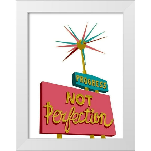 Bucheli, Jen 19x24 White Modern Wood Framed Museum Art Print Titled - Inspirational Signs III