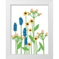 thumbnail image 1 of Bucheli, Jen 19x24 White Modern Wood Framed Museum Art Print Titled - Wildflowers III, 1 of 4