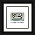 thumbnail image 1 of Bucheli, Jen 26x26 Black Ornate Wood Framed with Double Matting Museum Art Print Titled - Mix Tape Kind of Mood, 1 of 4