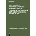 thumbnail image 1 of Buchreihe Der Anglia / Anglia Book Das persÃ¶nliche Menschenbild Matthew Arnolds in der dichterischen Gestaltung, Book 6, (Hardcover), 1 of 1