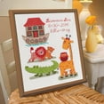 thumbnail image 1 of Bucilla 46360 10" x 13" Two by Two Birth Record Counted Cross Stitch Kit 14 Count, 1 of 3