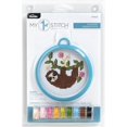 thumbnail image 1 of Bucilla 47892E My 1st Stitch Counted Cross Stitch Kit, 3", Sloth, 1 of 3