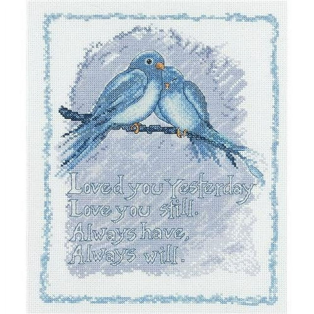 Bucilla 8" x 10" Counted Cross Stitch Love You Always Picture Kit, 1 Each