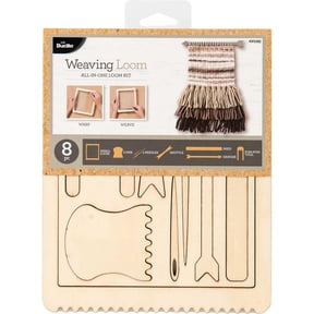 Bucilla All-in-One Rectangle Weaving Loom Tool Kit, 7 x 6 in