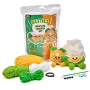 Bucilla Amigurumi Besties Complete Crochet Kit, Zesty Besties, Set of 2