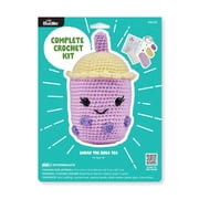 Bucilla Sarah the Boba Tea Amigurumi Crochet Kit, 5 in