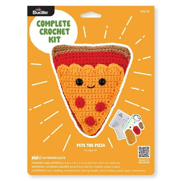 Bucilla Amigurumi Kit-5" - Pizza
