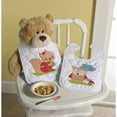 thumbnail image 1 of Bucilla Baby Stamped Cross Stitch Bib Pair, Woodland Baby, 9" x 14", 1 of 5
