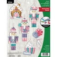 thumbnail image 1 of Bucilla Felt Applique DIY Christmas Keepsake Ornament Kit, Nutcracker Sweet, Set of 6, 1 of 7