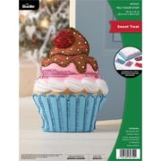 Bucilla 10" x 12" Sweet Treat Felt Applique Door Stopper Embroidery Kit